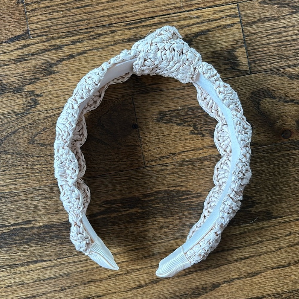 J Crew light pink headband